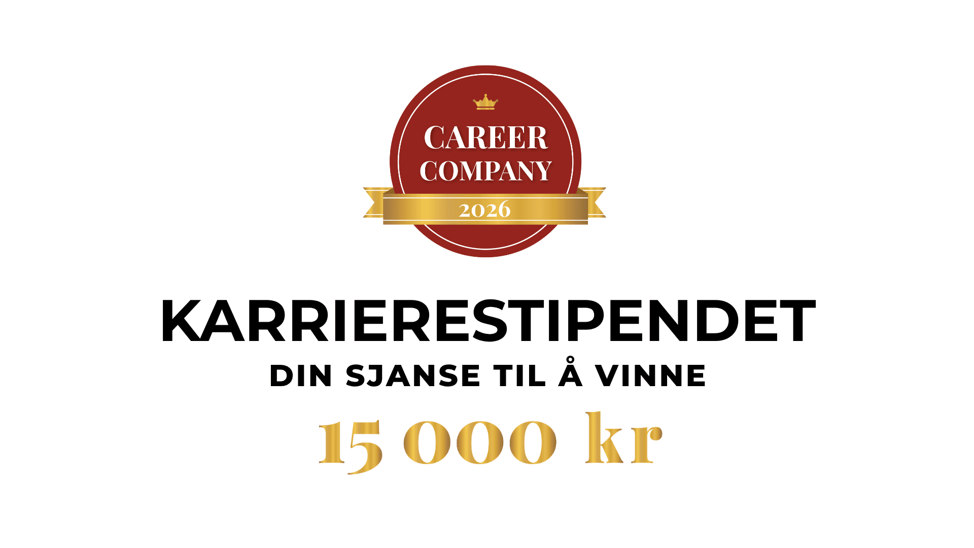 Karrierestipendet 2026!