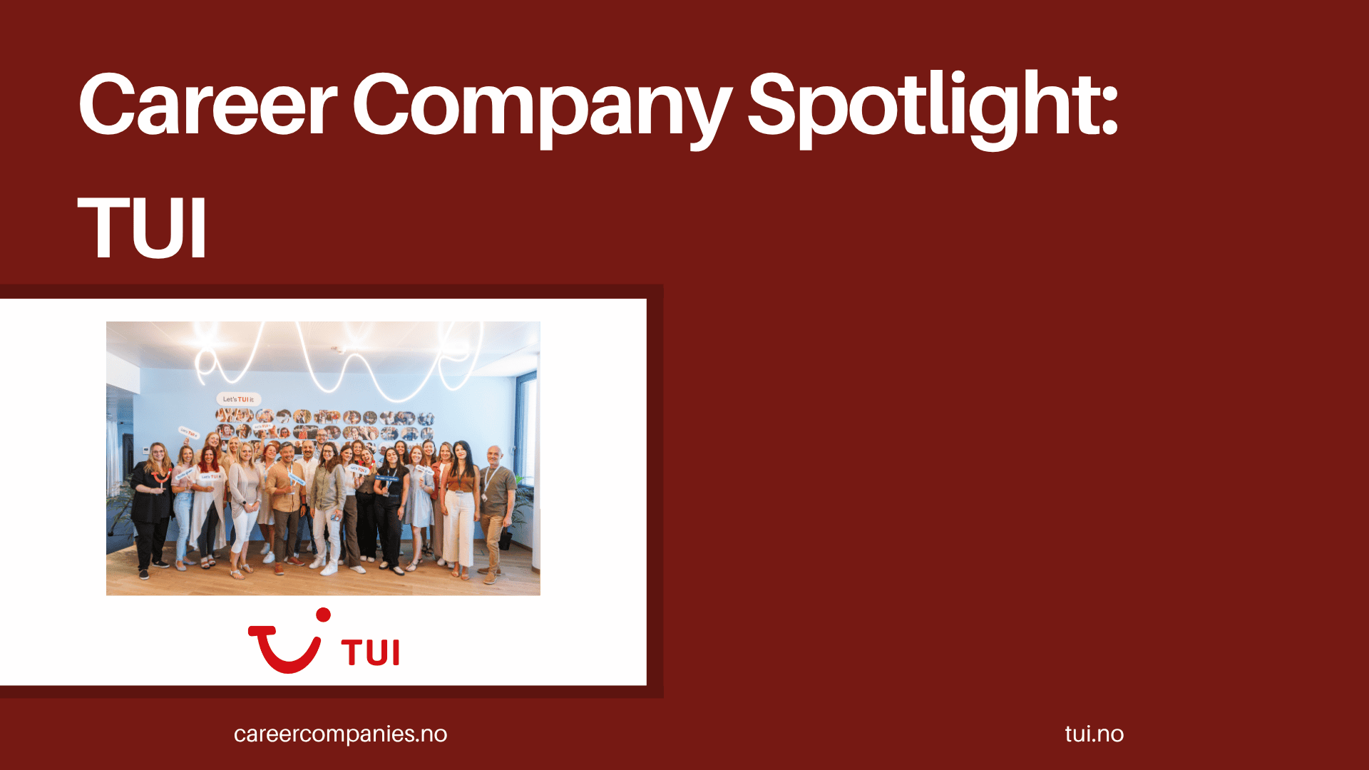 Career Company Spotlight: TUI