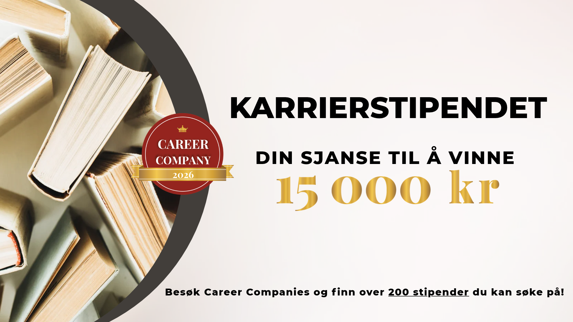 🎓 Søknaden til vårens Karrierestipend er nå åpen!